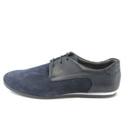Мъжки сини спортно - елегантни обувки КО 38-4380 синиKP