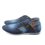 Сини мъжки обувки спортни МИ 008 синиKP