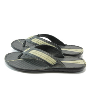 Анатомични мъжки чехли МЙ 71161 черниKP