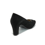 Черни дамски обувки с висок ток и отворени пръсти Caprice 9-29200-24 черен ANTISHOKKKP