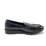 Дамски обувки сини лачени Marco Tozzi 2-24604-33 син лакKP