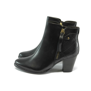 Черни дамски боти с висок ток Tamaris 1-25339-23 черен ANTISHOKKKP