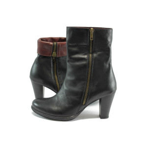 Черни дамски боти с висок ток Remonte D0970-01 черенKP