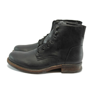 Черни мъжки боти топла подплата Rieker F1912-00 черен ANTISTRESSKP