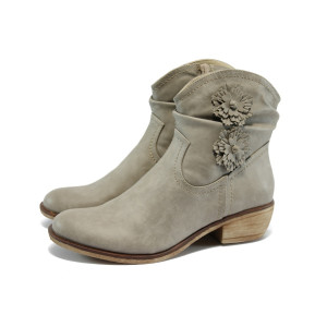 Удобни сиви дамски боти Rieker 91971-44 сив ANTISTRESSKP