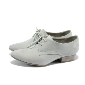 Сиви дамски обувки с мемори пяна