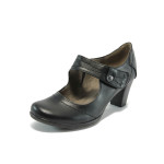 Черни дамски обувки с удобен ток Jana 8-24460-24 черниKP