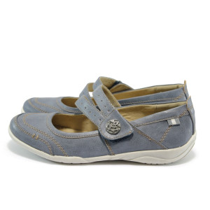 Сини равни дамски обувки - анатомични Jana 8-24660-24 синKP