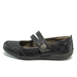 Черни равни дамски обувки - анатомични Jana 8-24660-24 черенKP