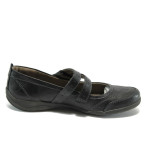 Черни равни дамски обувки - анатомични Jana 8-24660-24 черенKP