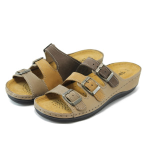 Дамски чехли ортопедични бежови Jana 27208 бежовиKP