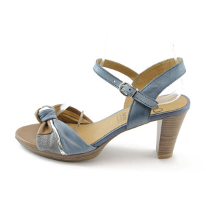 Дамски сандали сини на ток Caprice 28302 синьоKP