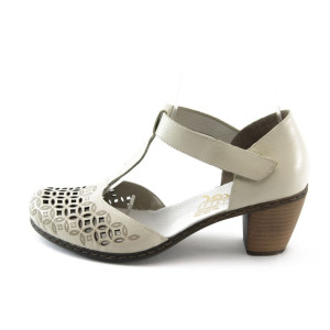 Дамски обувки бежови с перфорация Rieker 40998-80 бежовоKP