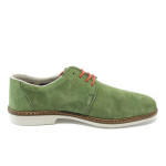 Мъжки зелени обувки велурени Rieker 13012-35 зеленоKP