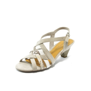 Дамски сандали бежови Marco Tozzi 28201 бежов велурKP