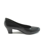 Дамски обувки черни с ток Caprice 9-22306-23 черни ANTISHOKKKP