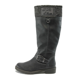 Дамски ботуши черни S.Oliver 5-26601-23 черенKP