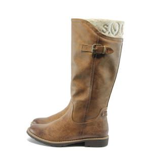 Дамски ботуши кафяви S.Oliver 5-26503-23 кафявKP