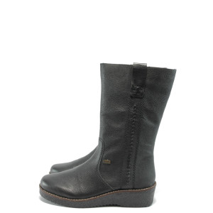 Черни удобни дамски ботуши Rieker Y4674-00 черенKP