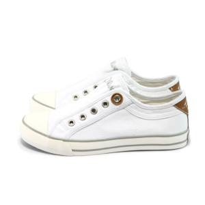 Бели текстилни дамски обувки с мемори пяна S.Oliver 5-24605-24 бялKP