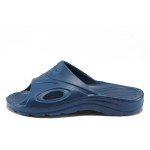 Анатомични сини мъжки чехли, pvc материя - всекидневни обувки за лятото N 10008664