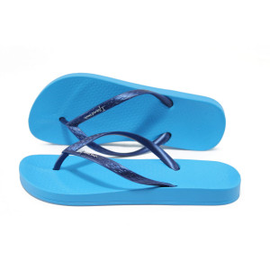 Анатомични сини дамски чехли Ипанема