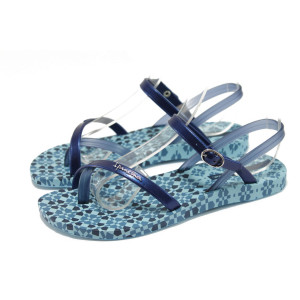 Анатомични сини дамски сандали Ипанема