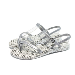 Анатомични сиви дамски сандали Ипанема