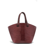 Винена дамска чанта, здрава еко-кожа - стил и комфорт в ежедневието N 10007818