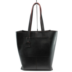 Стилна черна дамска чанта