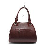 Винена дамска чанта, еко-кожа и лачена еко-кожа - стил и комфорт в ежедневието N 10007710