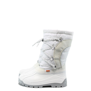 Бели юношески апрески, pvc материя и текстилна материя - всекидневни обувки за есента и зимата N 10007638