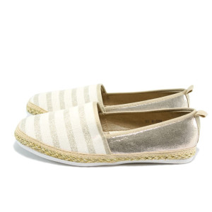 Златисти дамски еспадрили