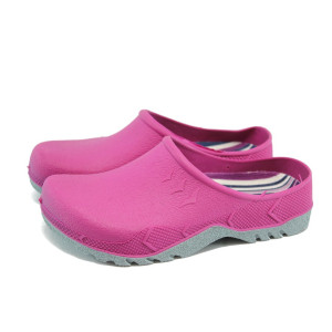 Гумени розови дамски чехли