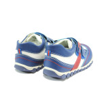 Сини анатомични бебешки обувки