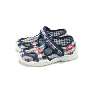 Сини анатомични детски сандали