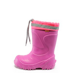 Розови детски ботушки, pvc материя - ежедневни обувки за есента и зимата N 10007333