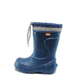 Сини гумени детски ботушки, pvc материя - всекидневни обувки за есента и зимата N 10009380