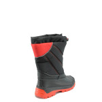 Червени юношески апрески, pvc материя и текстилна материя - спортни обувки за есента и зимата N 10007813