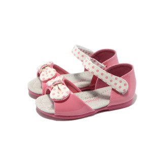 Розови анатомични бебешки сандалки