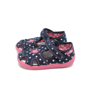 Сини детски сандали - анатомични