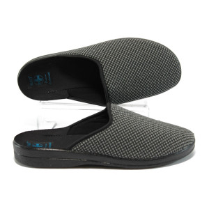 Анатомични сиви мъжки домашни чехли