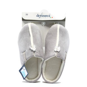 Анатомични сиви дамски чехли с мемори пяна - ежедневен комфорт N 10007503