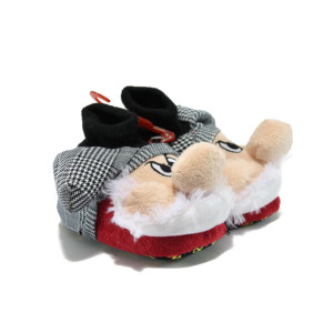 Анатомични черни детски пантофи, текстилна материя - удобство у дома N 10007521