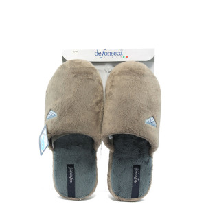 Анатомични бежови домашни чехли