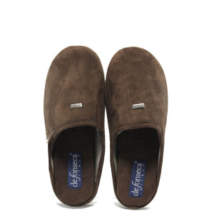 Анатомични кафяви домашни чехли