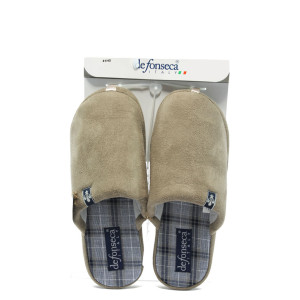 Анатомични бежови домашни чехли