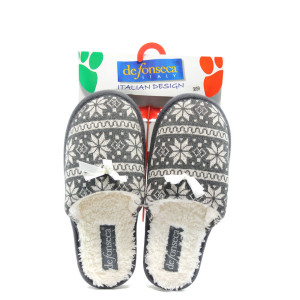 Анатомични сиви домашни чехли