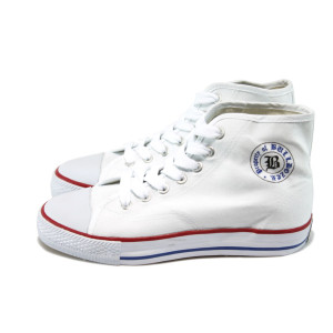 Високи бели юношески кецове