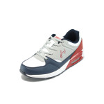 Бели дамски маратонки, текстилна материя - спортни обувки за целогодишно ползване N 10007845